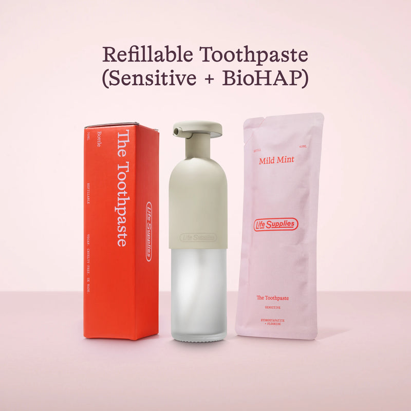 Refillable Toothpaste 2.0 (Sensitive) + Refillable Antiperspirant Set