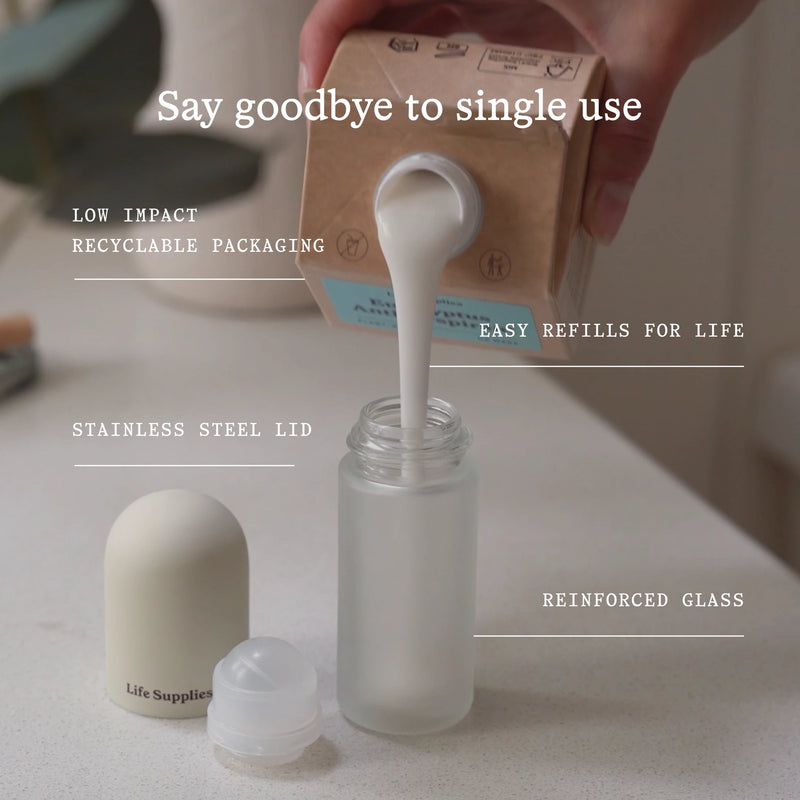 Refillable Toothpaste 2.0 (Sensitive) + Refillable Antiperspirant Set