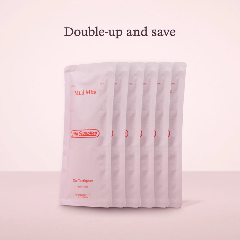 Sensitive Toothpaste Refills Double Up (6 Pack)