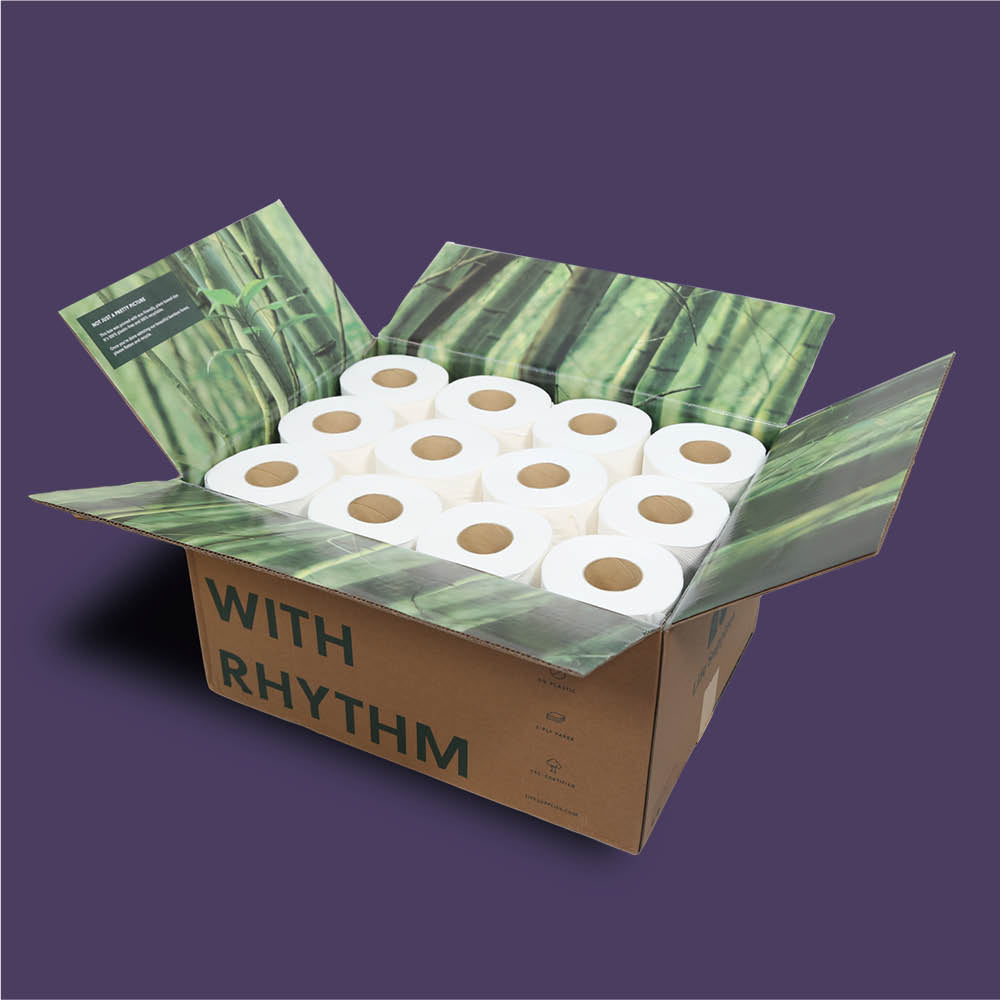 Life Supplies Sustainable Bamboo Toilet Paper 24 pack